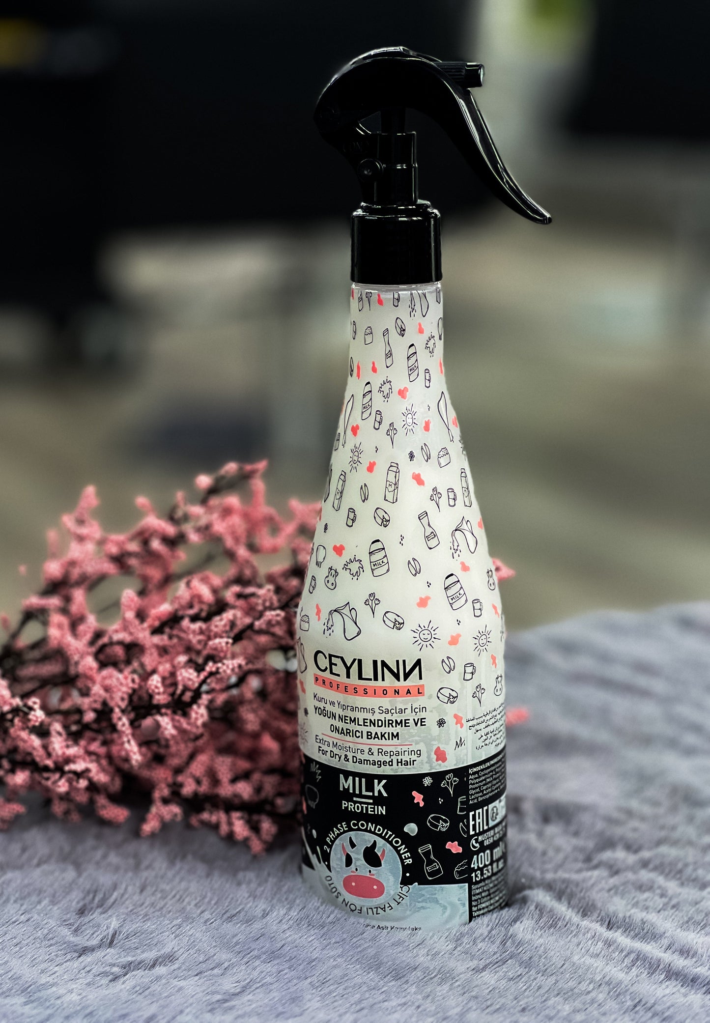 Ceylinn Thrill 2 Phase Conditioner Spray 400ml (Milk Protein)