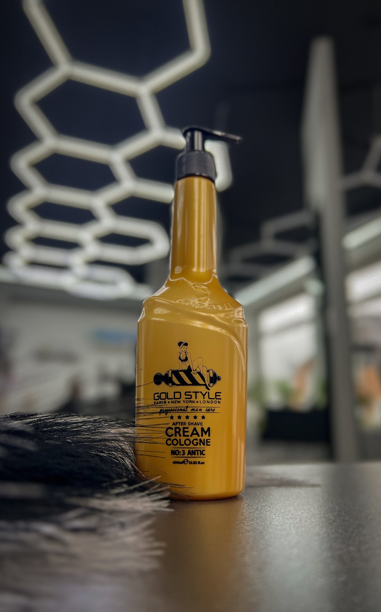 Gold Style Aftershave Cream Cologne No.3 (Gold) (400 ml)